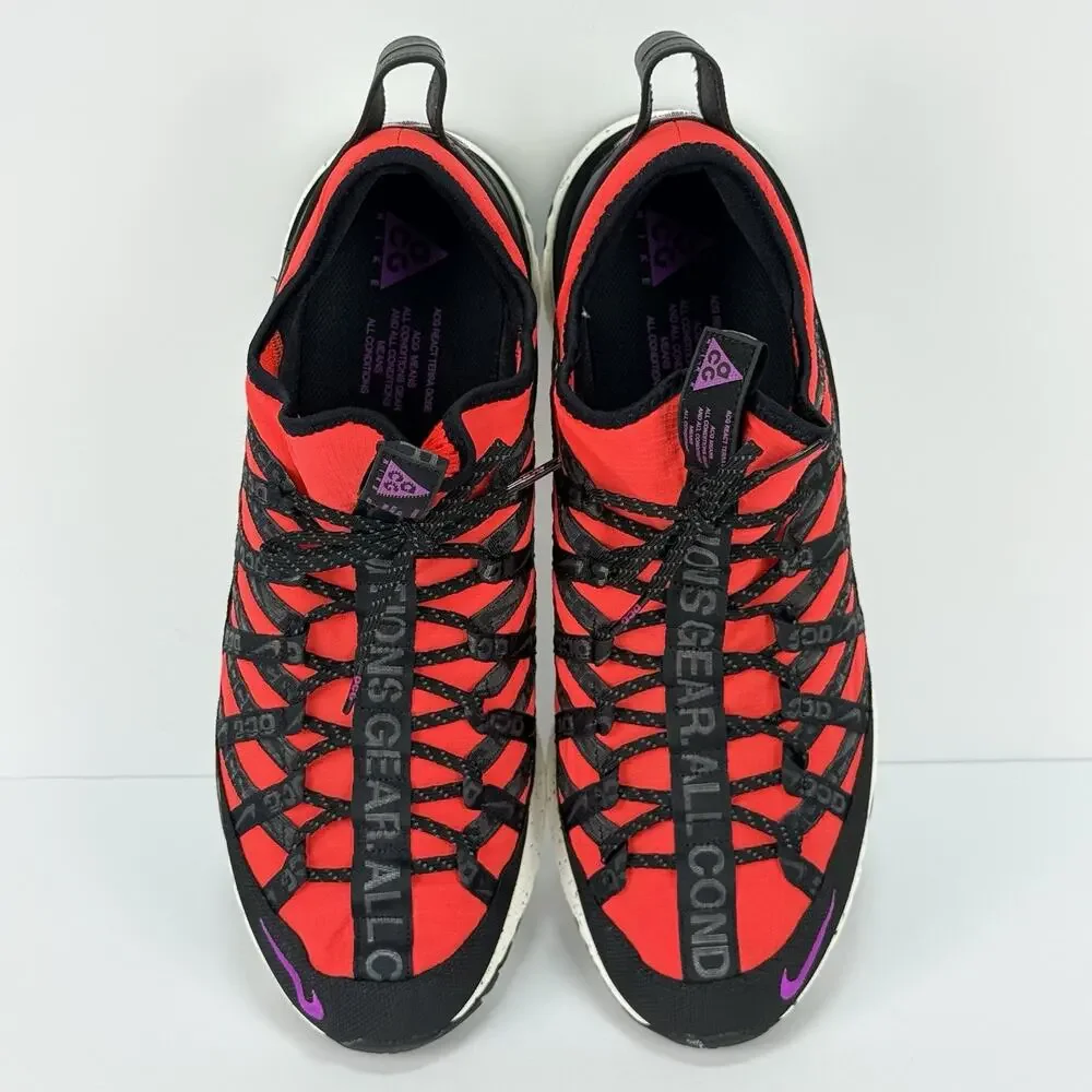 Nike ACG React Terra Gobe Crimson Men’s Size 13 Trail Sneakers BV6344-600